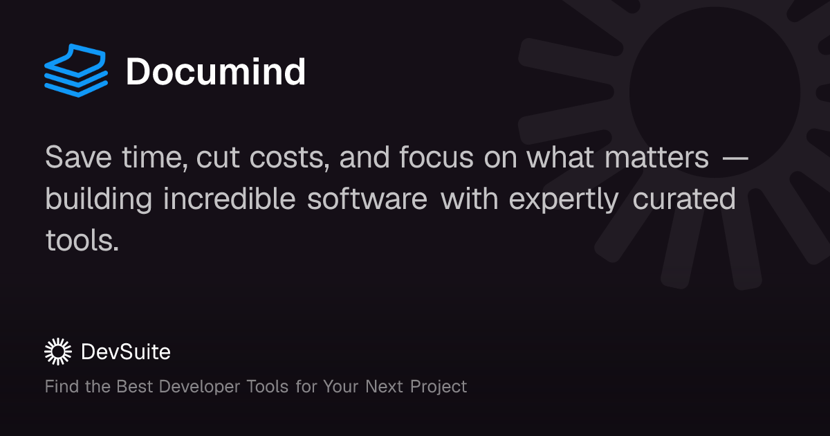 Documind: AI-powered document data extraction and processing – DevSuite