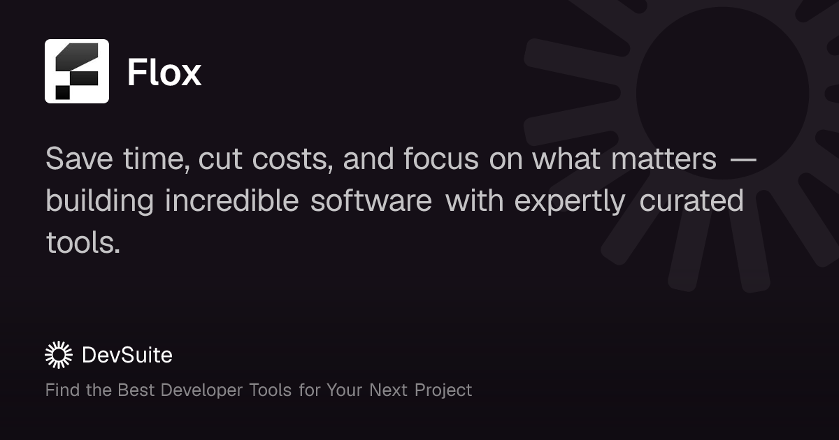 Flox: Manage dev environments with ease and consistency – DevSuite