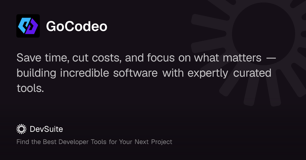 GoCodeo: AI-powered coding companion for rapid development and testing ...