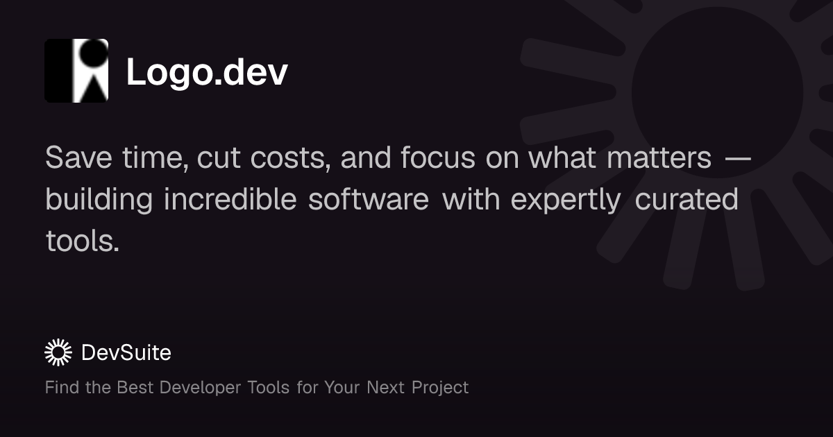 Logo.dev: Effortless access to brand logos and assets – DevSuite