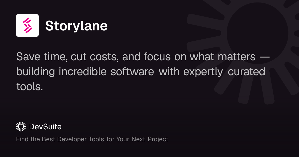 Storylane: Create interactive product demos in minutes – DevSuite